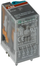 ABB RELAY CR A1-A2=230VAC 2 C/O
