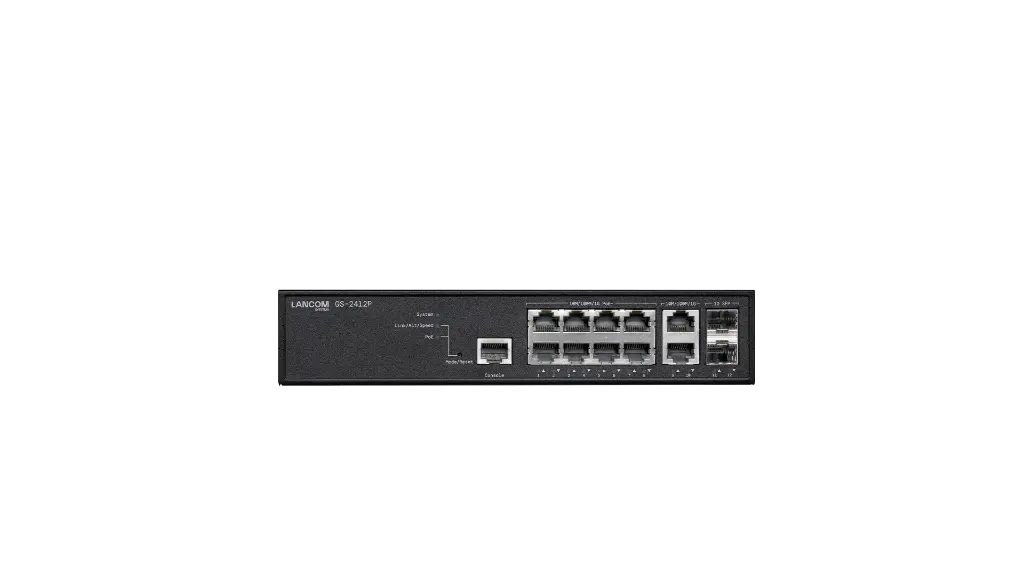 LANCOM GS-2412P managed Gb Ethernet switch PoE+
